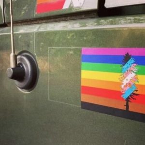 Rainbow PRIDE Sticker Packs (4) 2x3" and (4) 3x5